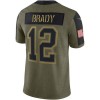 Miesten Tampa Bay Buccaneers NFL Pelipaita Tom Brady 12 Nike 2021 Salute to Service